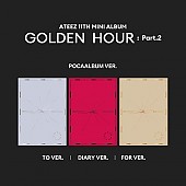 [K-POP] ATEEZ 11th Mini Album - GOLDEN HOUR : Part.2 (POCA Ver.) (3 type Random)