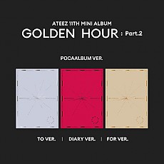 [K-POP] ATEEZ 11th Mini Album - GOLDEN HOUR : Part.2 (POCA Ver.) (3 type Random)