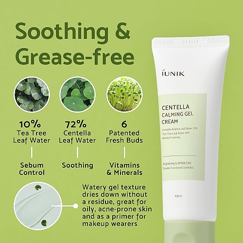 [iUNIK] *TIMEDEAL*  Centella Calming Gel Cream 60ml