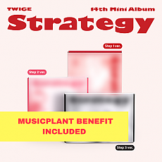 [K-POP] (Musicplant) TWICE 14th Mini Album - STRATEGY (3 TYPE Random)