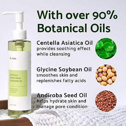 [iUNIK] Centella Green Fresh Cleansing Oil 200ml