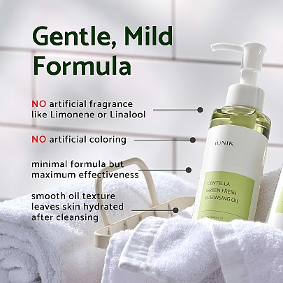 [iUNIK] Centella Green Fresh Cleansing Oil 200ml