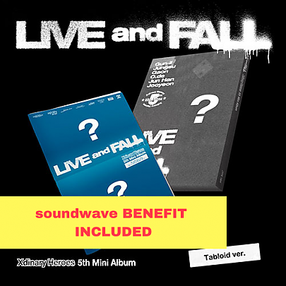 [K-POP] (Soundwave) Xdinary Heroes 5th Mini Album - LIVE and FALL (Tabloid Ver.)