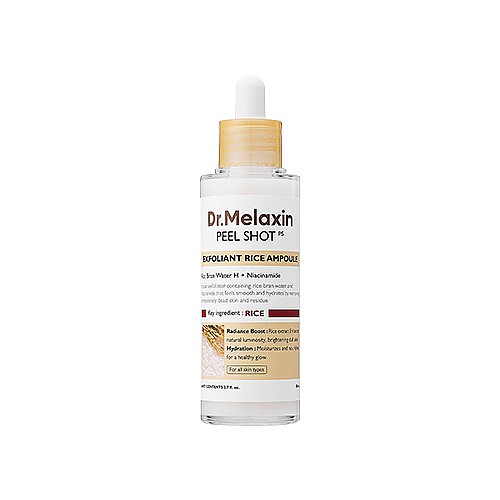 [Dr.Melaxin] Peel Shot Exofoliating White Rice Ampoule 80ml