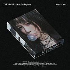 [K-POP] TAEYEON  6th Mini Album - Letter To Myself (Myself Ver.)