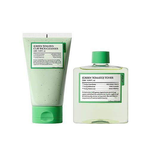 [FULLY] Green Tomato Basic Pore Cleansing with Toner Bundle