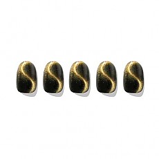 [EDGEU] Wave Gold Magnet Nail Strips