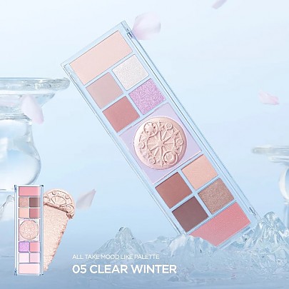 [Peripera] *Cherry Ver* All Take Mood Like Palette #05 Clear Winter