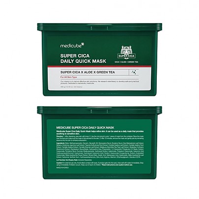 [MEDICUBE] Super Cica Daily Quick Mask (30ea)