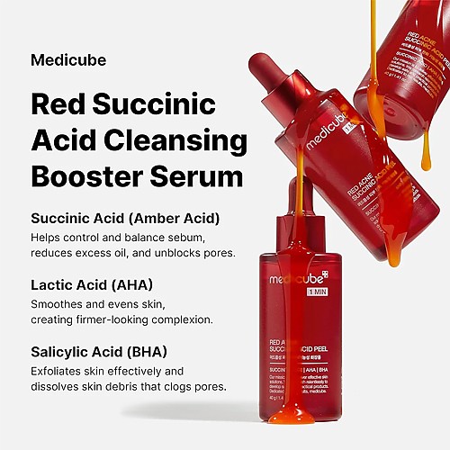 [MEDICUBE] Red Acne Succinic Acid Peel 40g