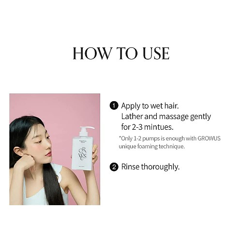 [GROWUS] Damage Therapy Shampoo 500ml