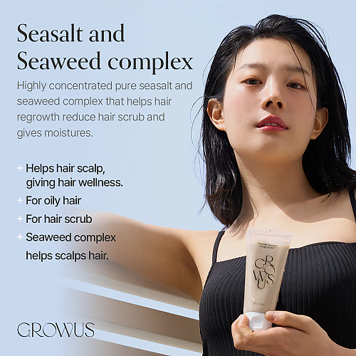 [GROWUS] Sea Salt Therapy Scalp Scaler 250g