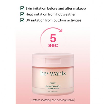 [Bewants] Cica Collagen Calming Pad (60ea)