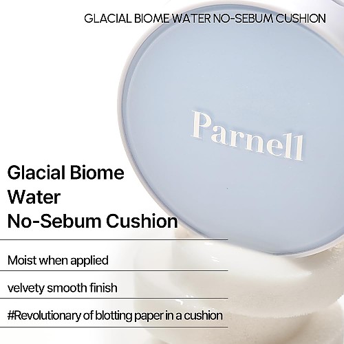 [PARNELL] Glacial Biome Water No-Sebum Cushion 10g