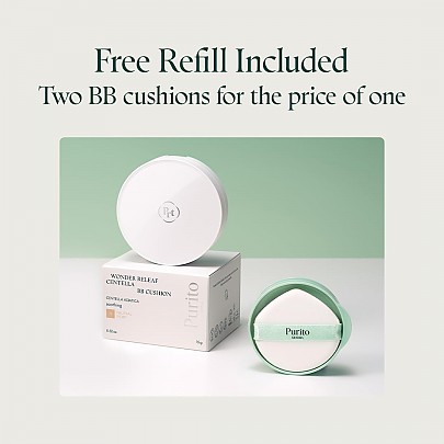 [Purito Seoul] Wonder Releaf Centella BB Cushion (3 Colors)