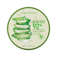 [Nature Republic] ★1+1★ Aloe Vera Soothing Gel, 92% Soothing and Moisture, 300ml